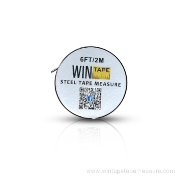 Silver Case 6 Feet Stainless Steel Tape Measure